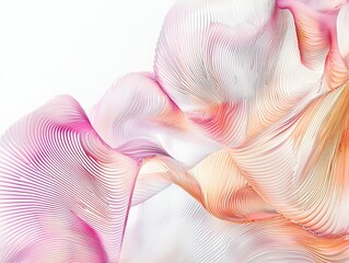 Abstract Pink Waves