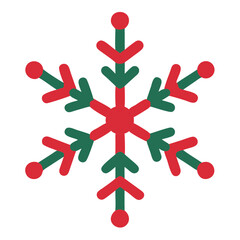 Obraz premium christmas snowflake icon vector illustration