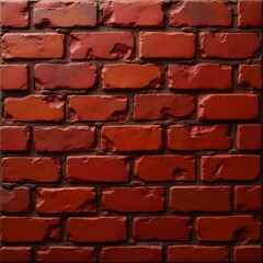Obraz premium A red bricks wall construction material, texture surface of brown bricks, indoor and outdoor design 