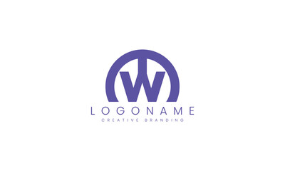 Minimalist WT Logo for Branding and Identity.