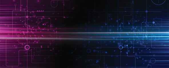 Abstract high technology and science background