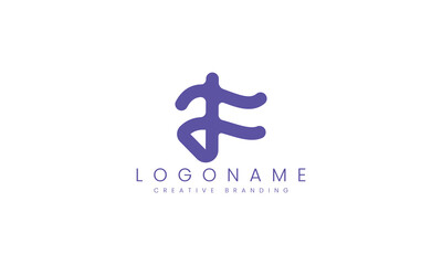 Minimalist FF Logo for Branding and Identity.