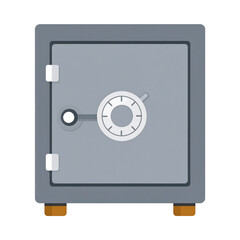 Fototapeta premium Secure Steel Safe Box with Combination Lock for Data Protection