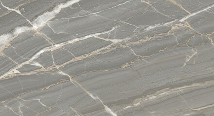 Elegant gray marble surface with intricate veining, ideal for design projects
