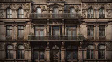 Ornate Building Facade. (3)