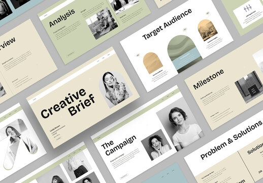 Creative Brief Digital Presentation Template