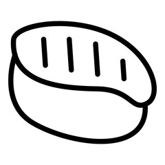 Sushi icon. Vector line icon