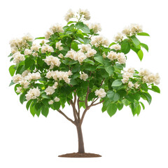 Fototapeta premium Northern Catalpa isolated on transparent background