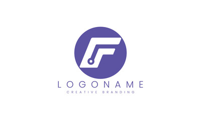 Minimalist F Logo for Branding and Identity.