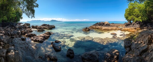 Fototapeta premium Tranquil Coastal Scene