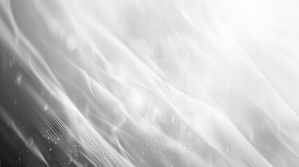Obraz premium Abstract White Lines and Particles Background