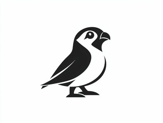 Obraz premium Puffin Bird Logo