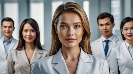 Fototapeta premium portrait of business team