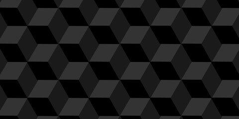 Minimal black cubes geometric tile and mosaic wall grid retro digital tiles wallpaper background....