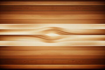 Showing Wooden background, abstract waves, smooth texture, warm hues.