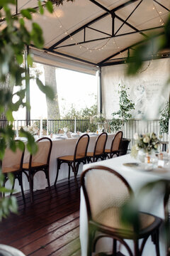 Elegant variety of wedding table decor & flowers