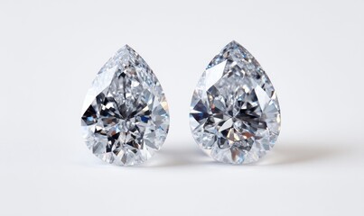 Pear-shaped diamonds