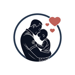 father and baby silhouette father and son love