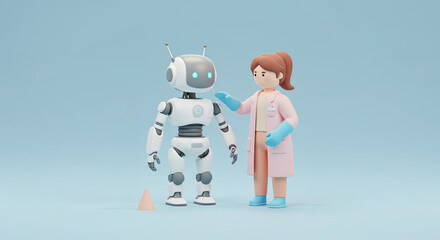robot and nurse