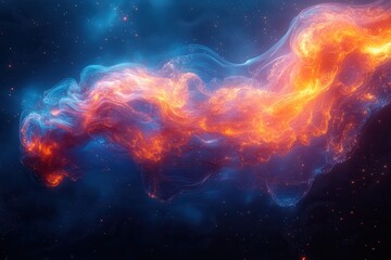 Jellyfish flows mimic fluid, organic jellyfish movements, ideal for ethereal art, aquatic-themed branding