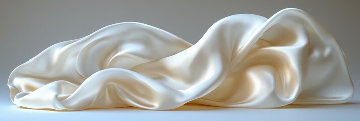 Obraz premium Liquid folds, smooth, folded structures of flowing fabrics or liquids, for fashion visuals, interior design