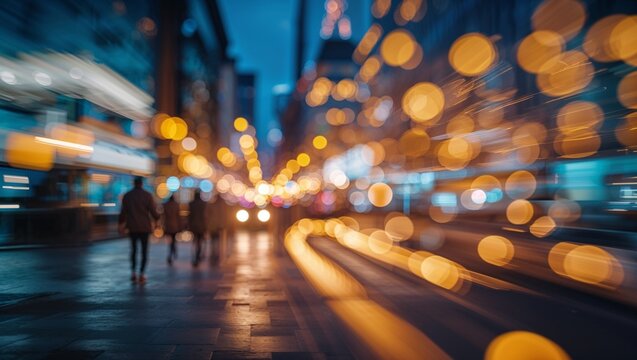 Lighting Up The Vibrant Nighttime City