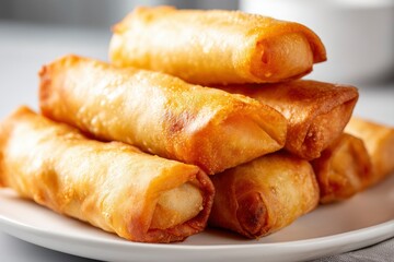 Golden Fried Spring Rolls: A Tempting Culinary Delight