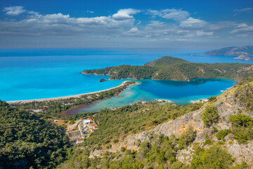 Obraz premium Fethiye Ölüdeniz, the coast known as Belcekiz.