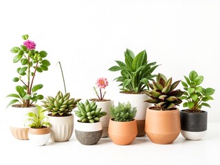 Obraz premium Elegant Potted Plants for Mom - Springtime Presents