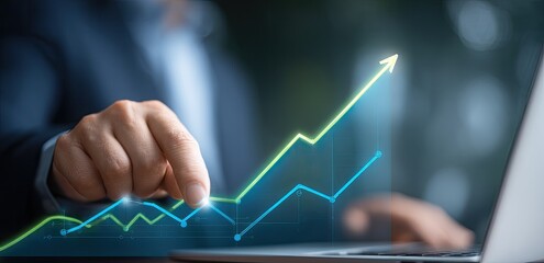 Growth and progress visualized on a touch screen