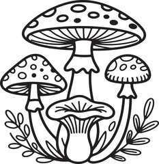 Mushroom Vector  Illustration