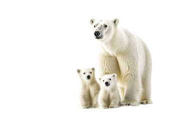 Fototapeta premium Polar Bear Family