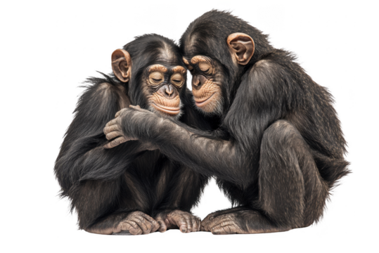 Affectionate Chimps