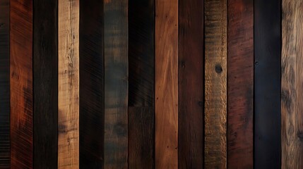 Reclaimed wood wall texture background