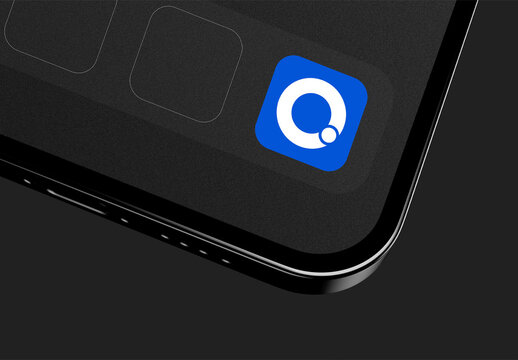 Clean Mobile UI App Icon Mockup Template