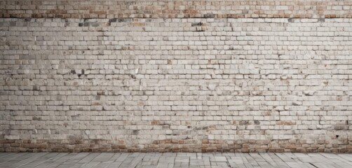 Aged white brick wall, weathered texture, rough surface, grey, pattern