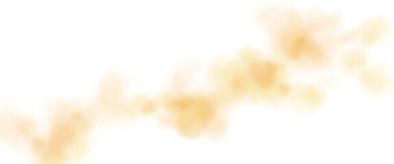 燃え盛る炎のようなやわらかい水彩あしらいイラスト