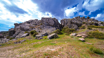 Paso de los Lobos Viewpoint, Las Batuecas Sierra de Francia Natural Park, Salamanca, Castilla y León, Spain, Europe