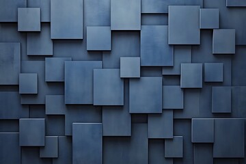 Modern blue gray minimalist background with square pattern design