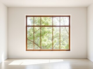 Empty Picture Frame by Window, Natural Light Design