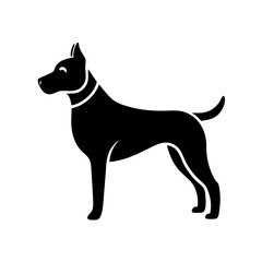 Dog Icon Vector: Flat, Clean, Isolated