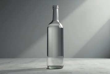 empty-glass-bottle-still-life-minimalist-design-product-photography