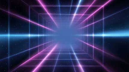 Fototapeta premium abstract blue background with stars