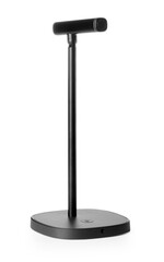 One microphone on white background. Professional audio equipment