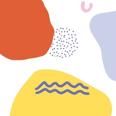 Modern Abstract Background | Minimalist Geometric and Organic Shapes.Perfect for wall art, posters, and social media backgrounds

