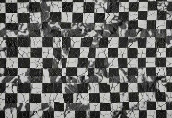 Ink textures forming a repeating tessellated pattern