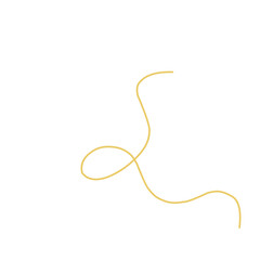 Golden thread Vector Illustration 