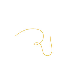 Golden thread Vector Illustration 