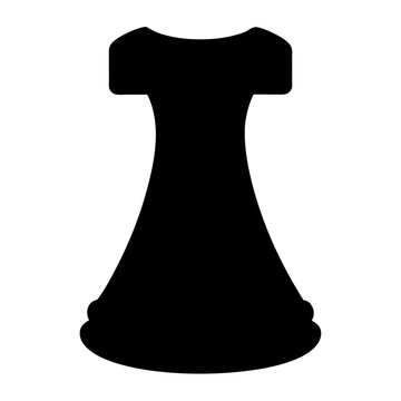 recommend clip art: Stylized silhouette of a rook chess piece with minimalist and modern design