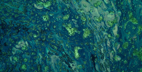 An Abstract Pattern of Water and Grunge Texture
